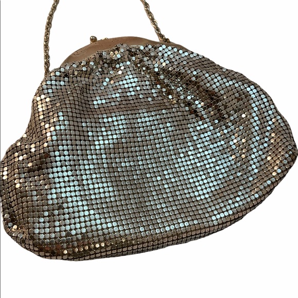 Vintage c1950s Silver metal mesh Whiting & Davis - Picture 3 of 4